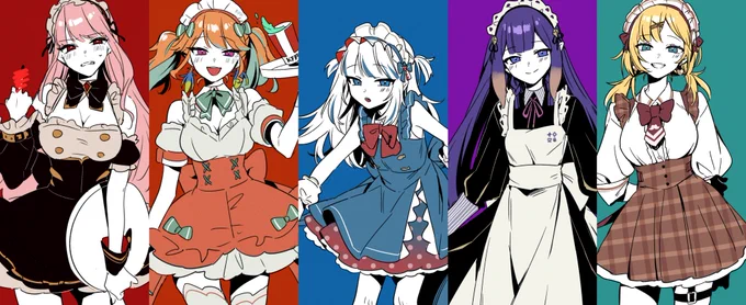 メイドシリーズ
#今年も残りわずかなので今年一番伸びた絵を貼る見た絵描きさんも強制でやる 