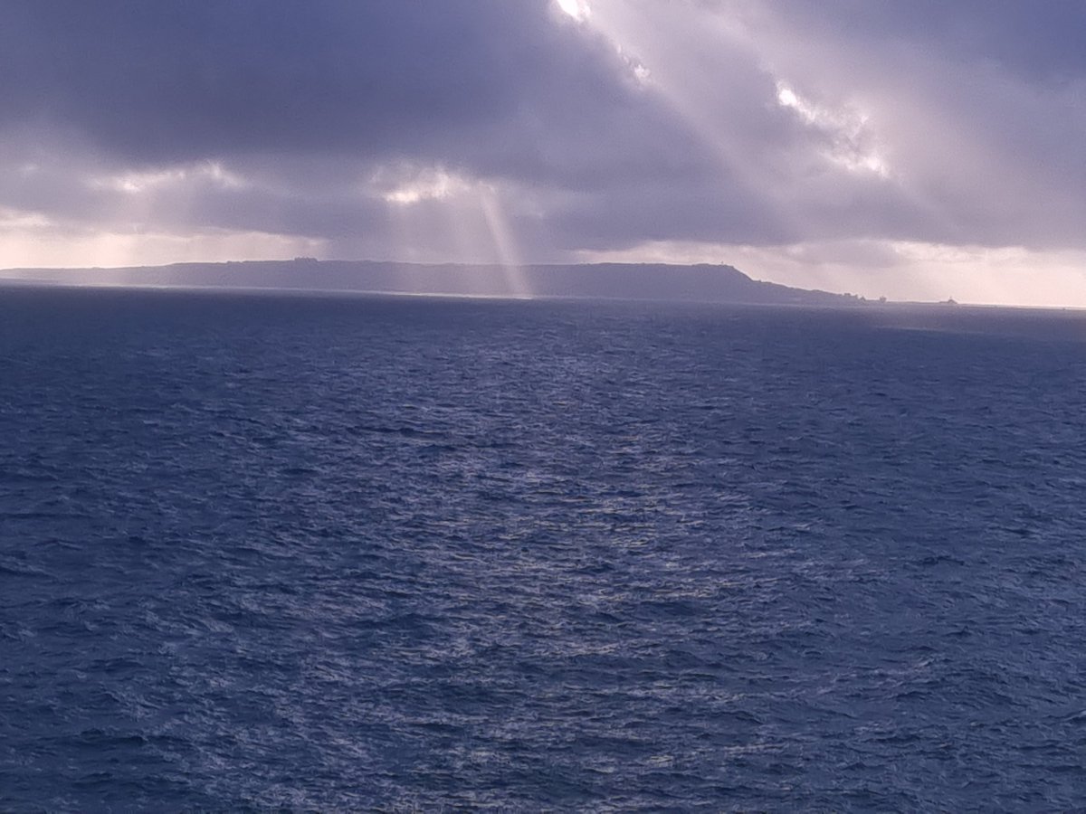 Great view of Portland from Lulworth Cove
