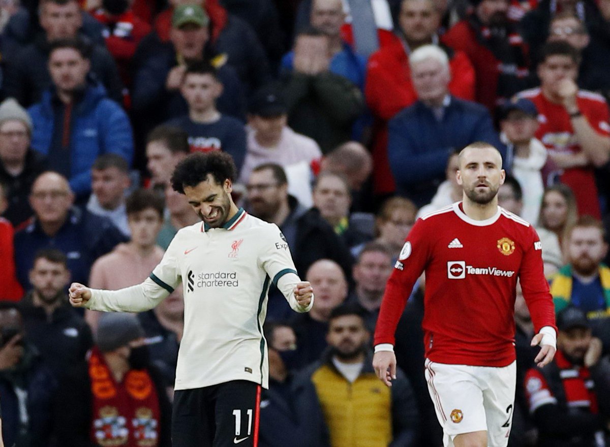 DaveOCKOP's tweet image. We've witnessed greatness. Mohamed Salah is the first player to ever score a hat trick against Man Utd at Old Trafford in the Premier League.