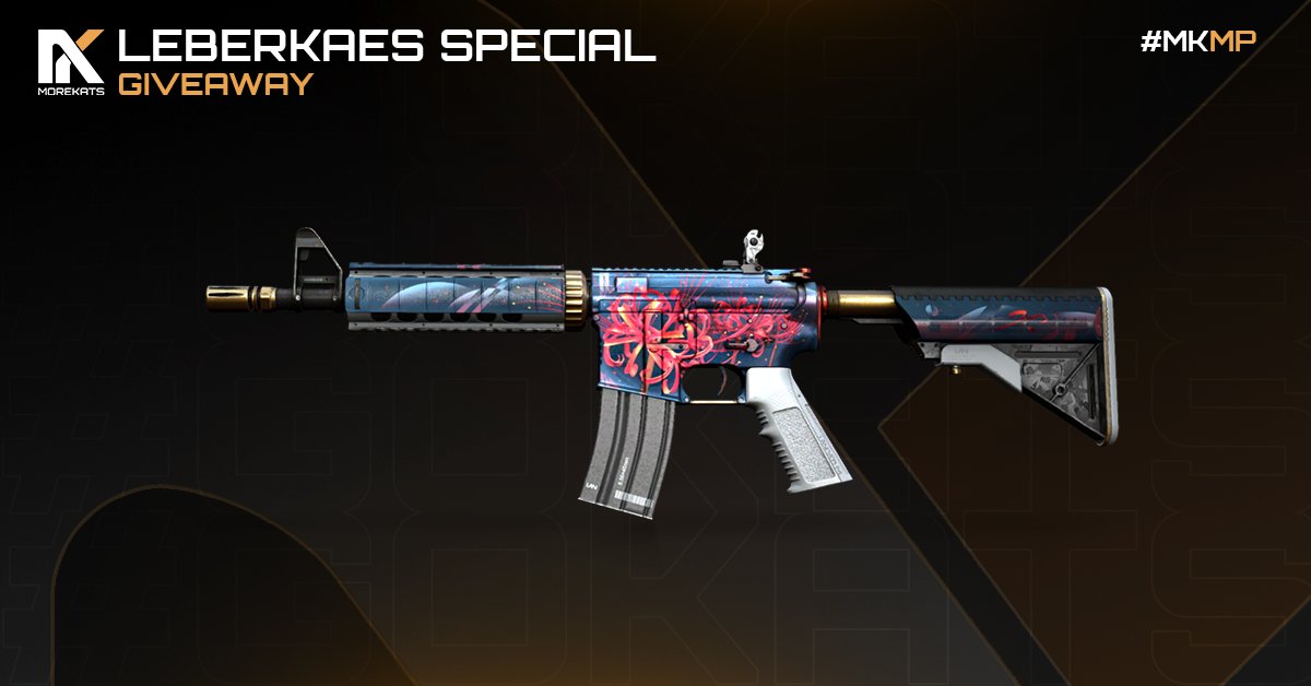 LEBERKAeS_cs's tweet image. 👀GIVEAWAY👀

🟠M4A4 | Spider Lily (Factory New)🟠

enter by:
☑️following @LEBERKAeS_cs  and @Morekats
☑️retweeting
☑️tagging two friends

⏳the giveaway ends on the 24th of novemeber⏳

☘️GL to everyone☘️

#giveaway #csgoskins #CSGOGiveaway #csgo #csgoskinsgiveaway #giveaways