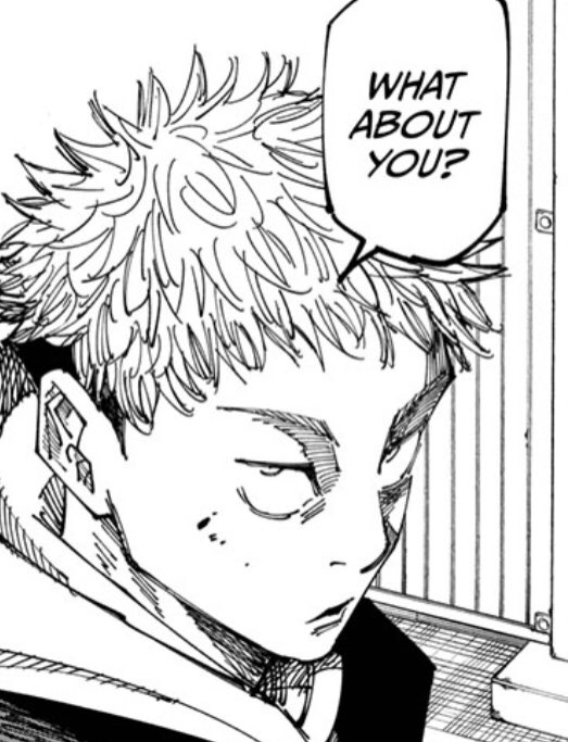 jjk manga spoilers

whenever yuji looks like this > 