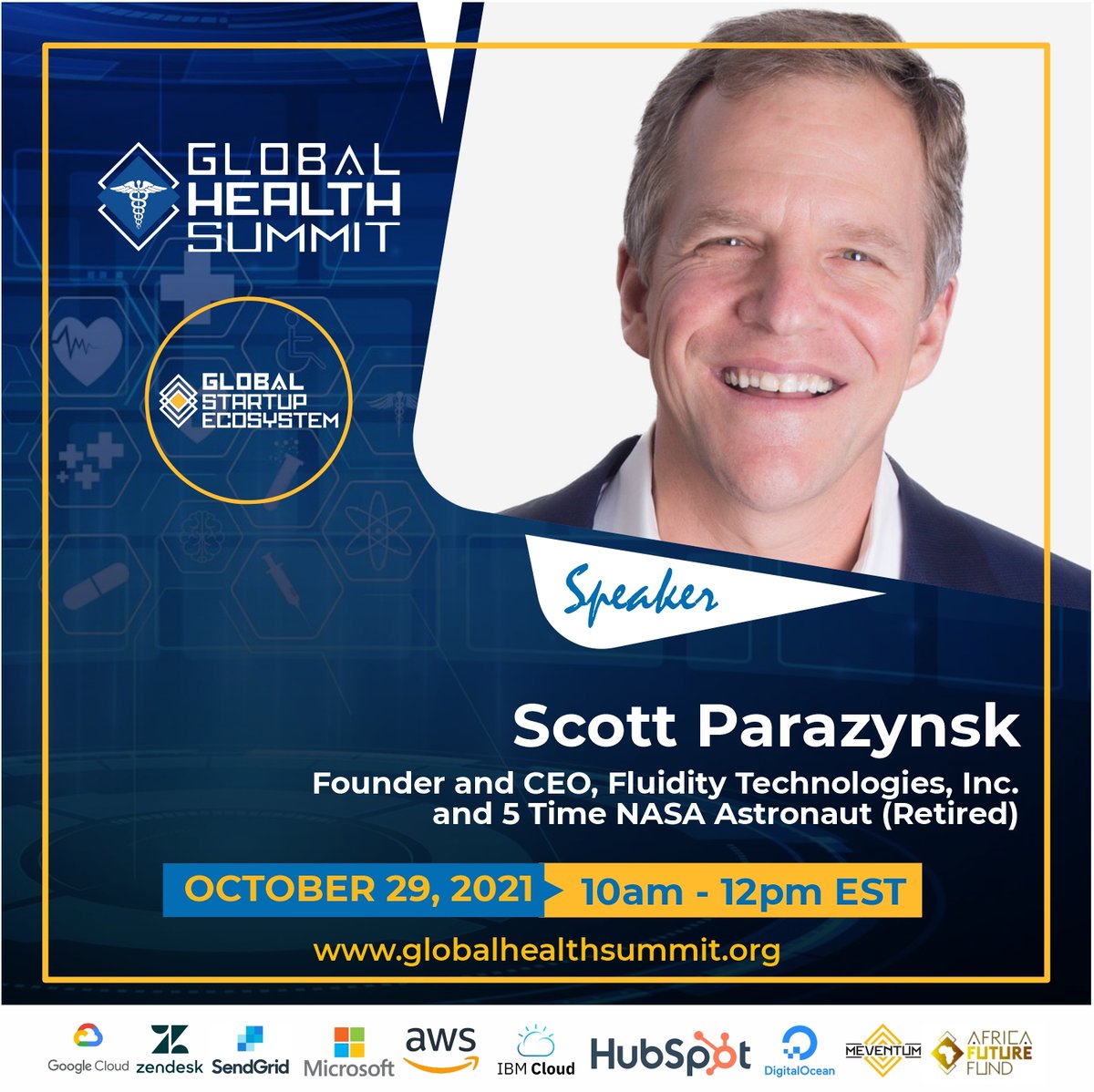 AstroDocScott's tweet image. Global Health and Mental Wellness in a Post Pandemic World - I'll be speaking at the Annual GSE (@GlobalStartupE) Health Summit with 3000+ digital delegates. Check out my talk and RSVP for free via globalhealthsummit.org