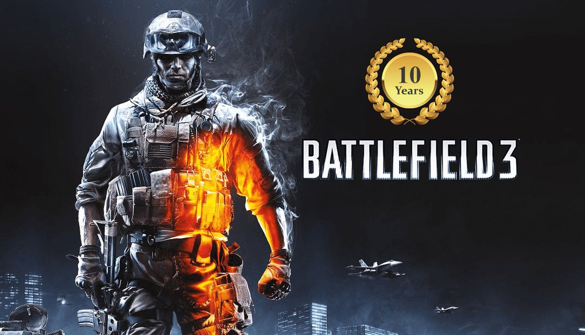 BFBulletin's tweet photo. Happy #10thAnniversary, #Battlefield 3! 👏 https://t.co/2huN9hTfbk