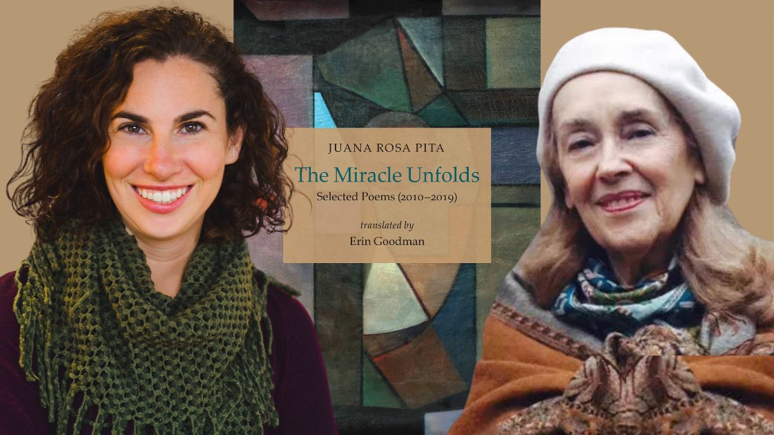 LatinoBookRev's tweet photo. WHO: Juana Rosa Pita 🇨🇺 and @egoodman8 
WHAT: The Miracle Unfolds
WHY: "...an ekphrastic ode to the Mystery (with a capital M) that she sees from the vastness of the cosmos all the way down to the most infinitesimal of particles." 
READ VIA: https://t.co/vijpPvUuhC https://t.co/5bXawhFVAP