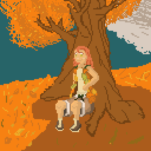 UnfundedEmu's tweet photo. Here's a girl with a coat of autumn leaves for my pixelart today!
@Pixel_Dailies #pixel_dailies #pixelart #autumnleaves #colorfulcoat https://t.co/uxFzzyZ5AF
