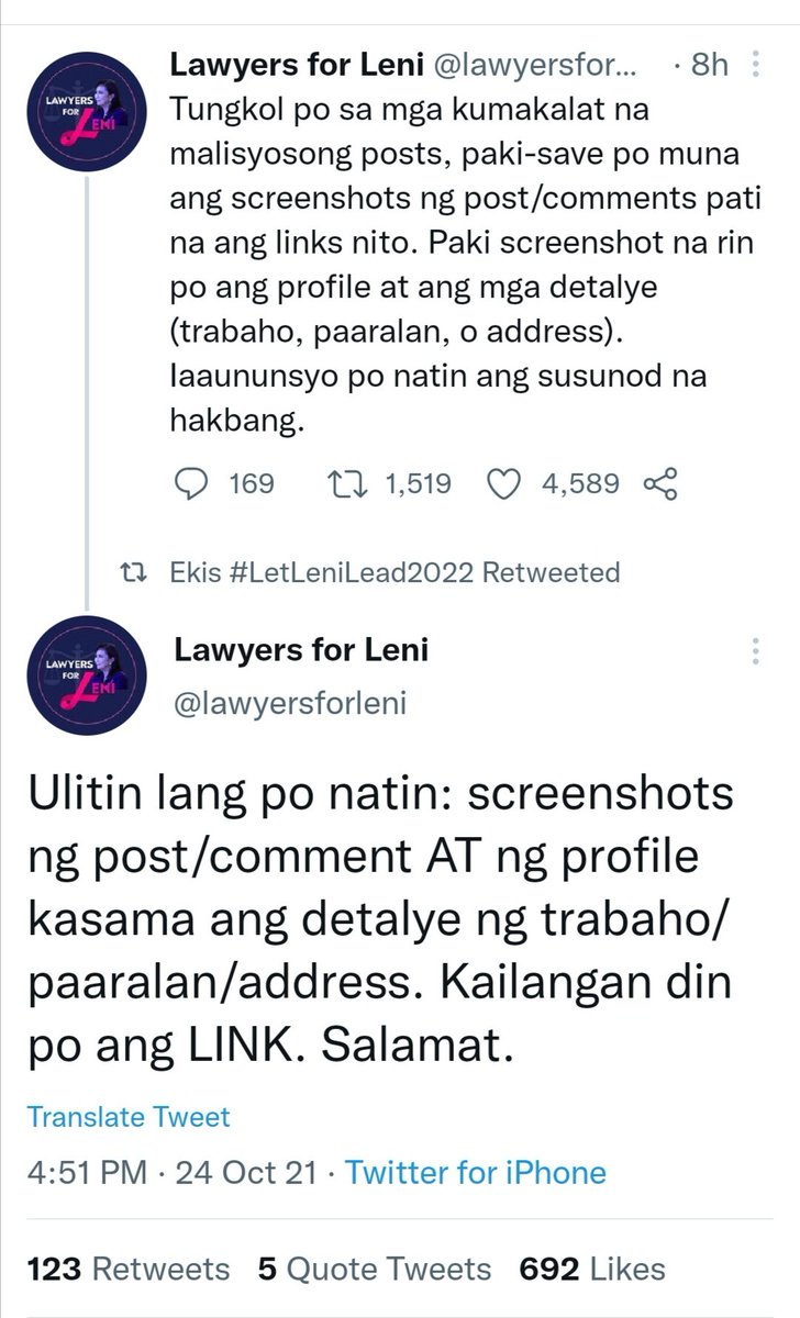 CarlR06902698's tweet photo. D p kyo nakaupo pero daig nyo p ang diktador  

Ito ang resibo n nagpapatunay n ang mismong opposition ay banta s demokrasya. 

Pag sila ang nagsalita, freedom of blah blah blah daw 

Pero pag tyo may kaso n agad. 

Good Luck s pagiging pikon at hypokrito nyo. https://t.co/UPkgpMuRoS