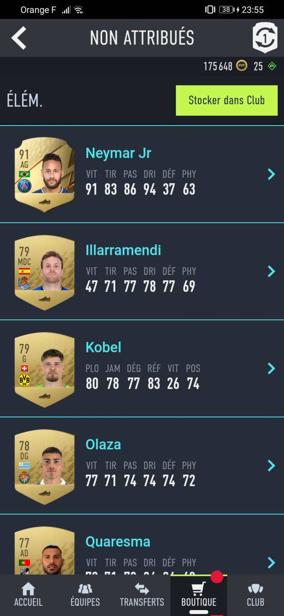 PrixysO's tweet image. Quoi de mieux de pack Neymar après un classico👌😍
#FUT22 #Classico #EASPORTSFIFA