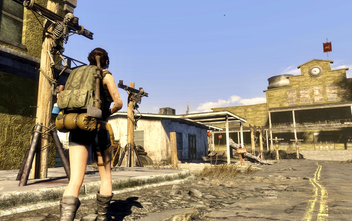 poci82's tweet photo. Nipton! #fallout4 #FalloutNewVegas #ProjectMojave #fallout #PhotoMode https://t.co/1jMny57zv7