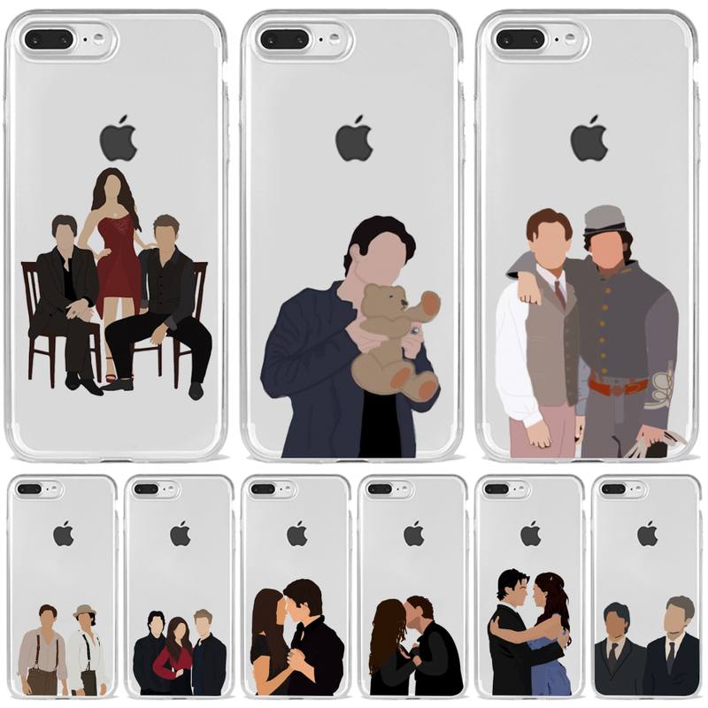 episson.com on X: #motivation The Vampire Diaries Phone Case Transparent  soft For iphone 13 7 8 11 12 s c plus mini x xs xr pro max cover shell  funda   /