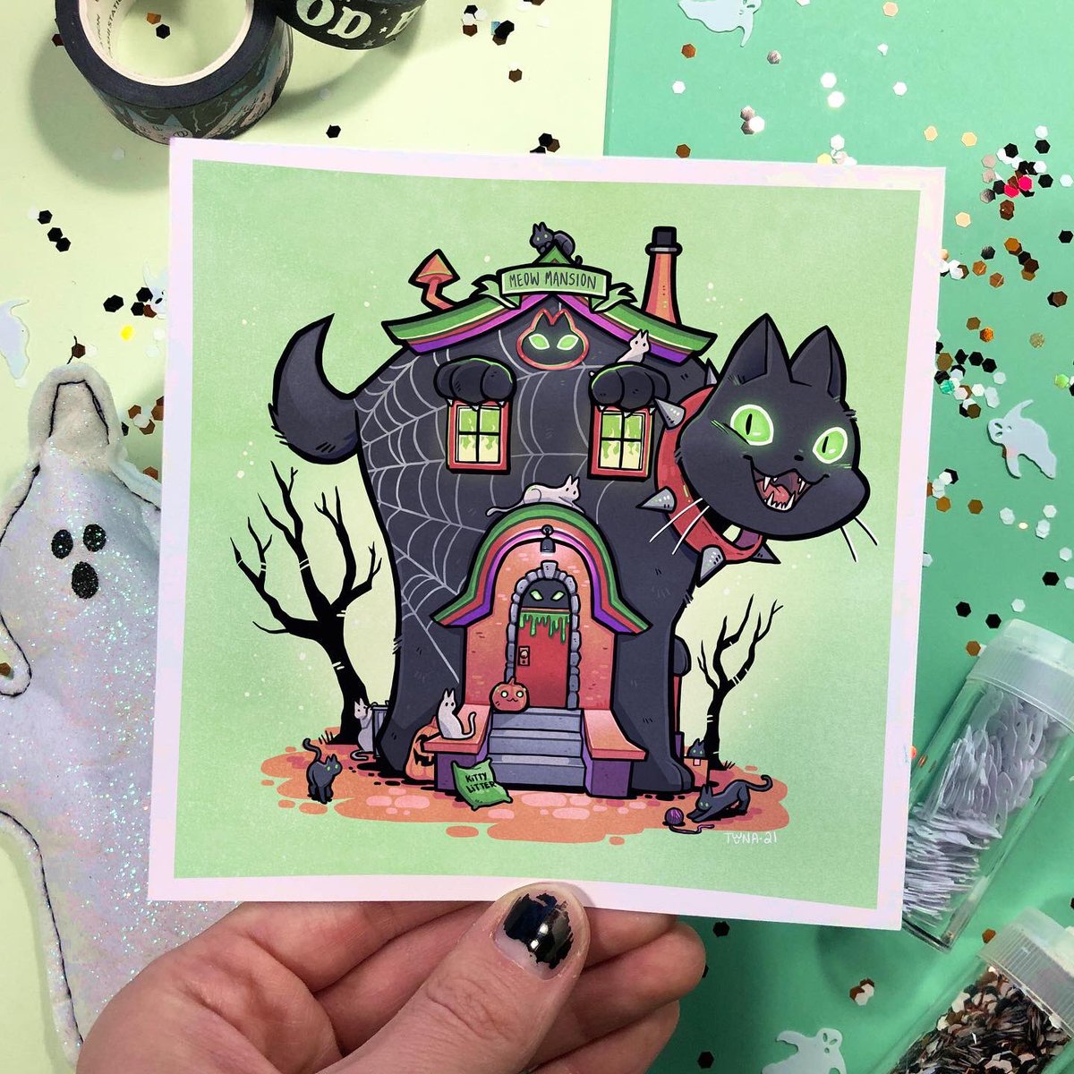 my sticker/print club rewards this month all together! 💃🐈 