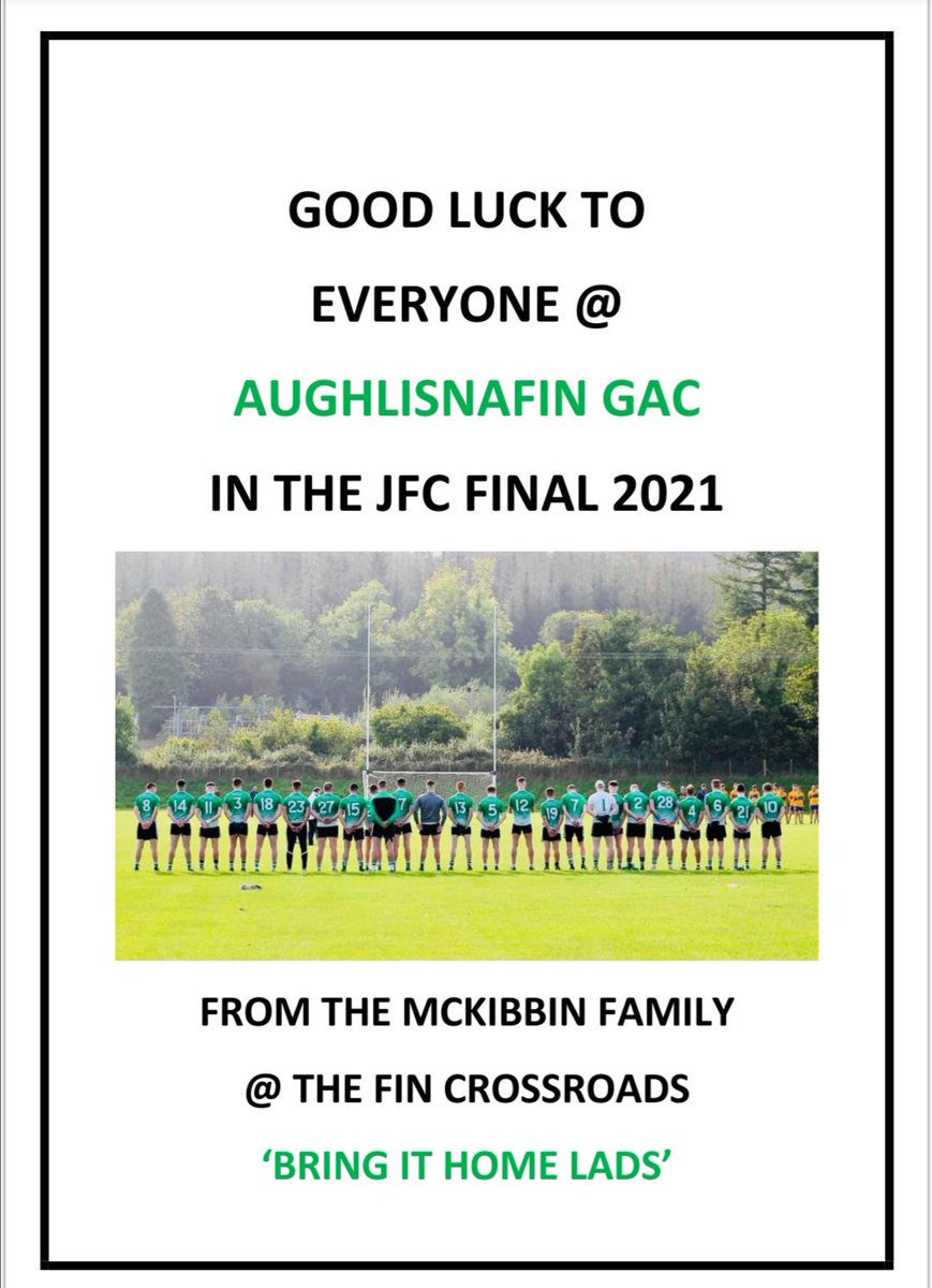 Aughlisnafin GAC tweet media