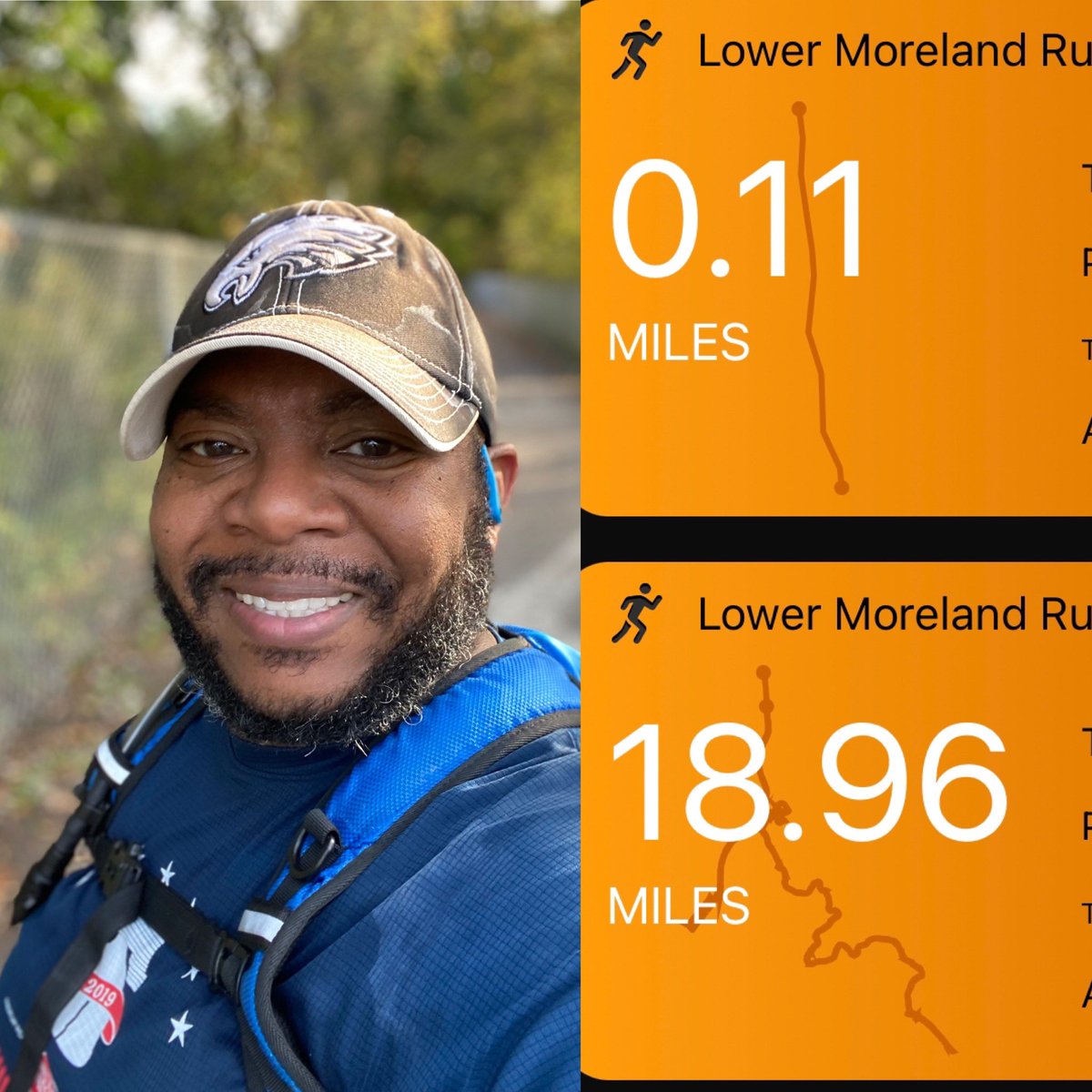 tlaws6's tweet photo. Happy #sundayrunday 19mi #training #marathontraining #phillymarathontraining #philadelphiamarathon
Let the tapper begin!
#bighomieonthemove #bmrphilly #teamordinary #blackmenrun #teamultra #sundayfunday #squadeasy #runchat #bibchat #running #runner #runners #beatyesterday https://t.co/HLQJqeniEp