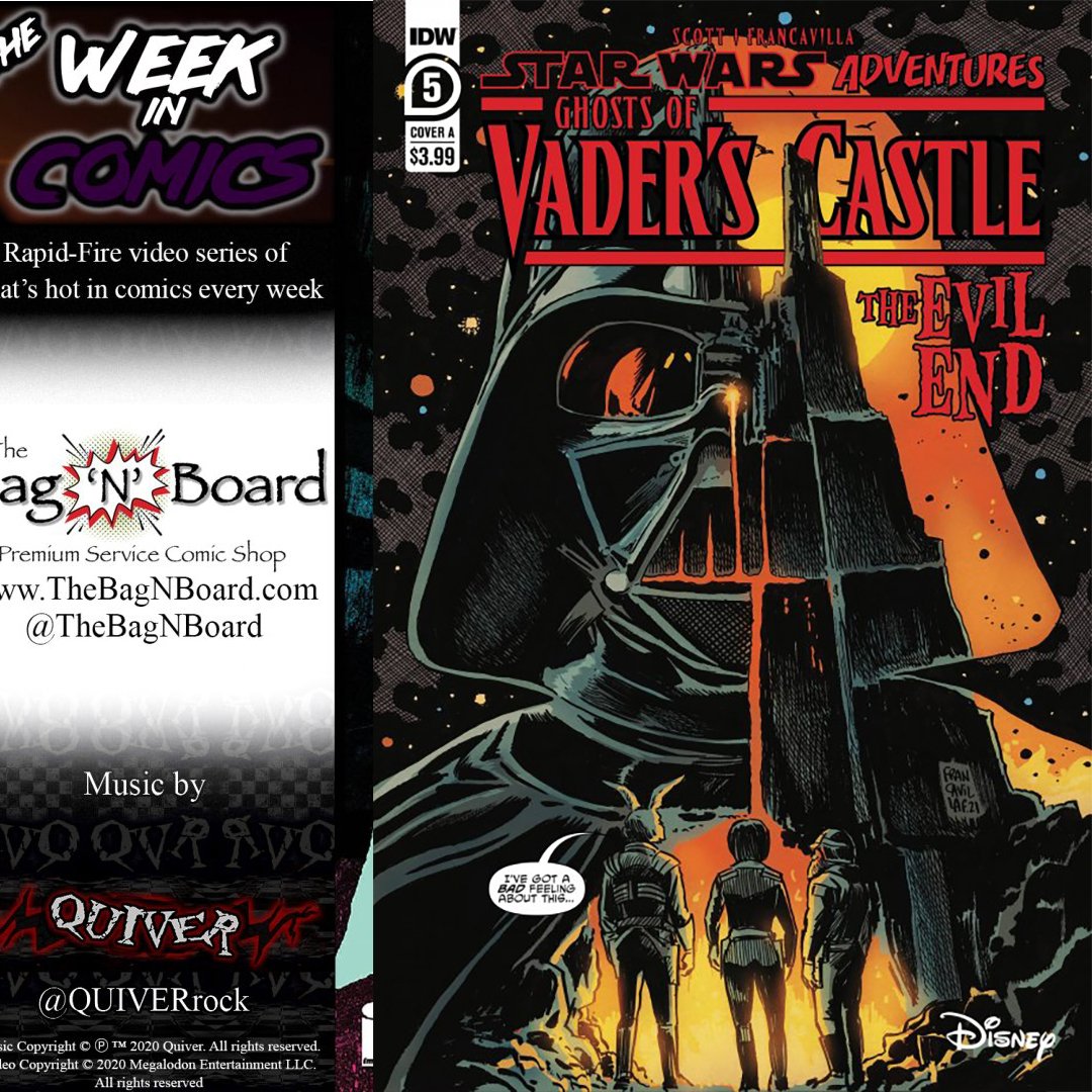 ComicsRockMetal's tweet photo. Star Wars Vader's Castle  in the 'All-New Now-with-X-tra-Riboflavin' Week in Comics VIDEO from @TheBagNBoard &amp; @QUIVERrock music
⏬Complete QUIVER Spotify Playlist⏬
https://t.co/JNAdiVXLUh

#StarWars #VadersCastle #DarthVader #ComicBooks https://t.co/yUUF2gKSU4