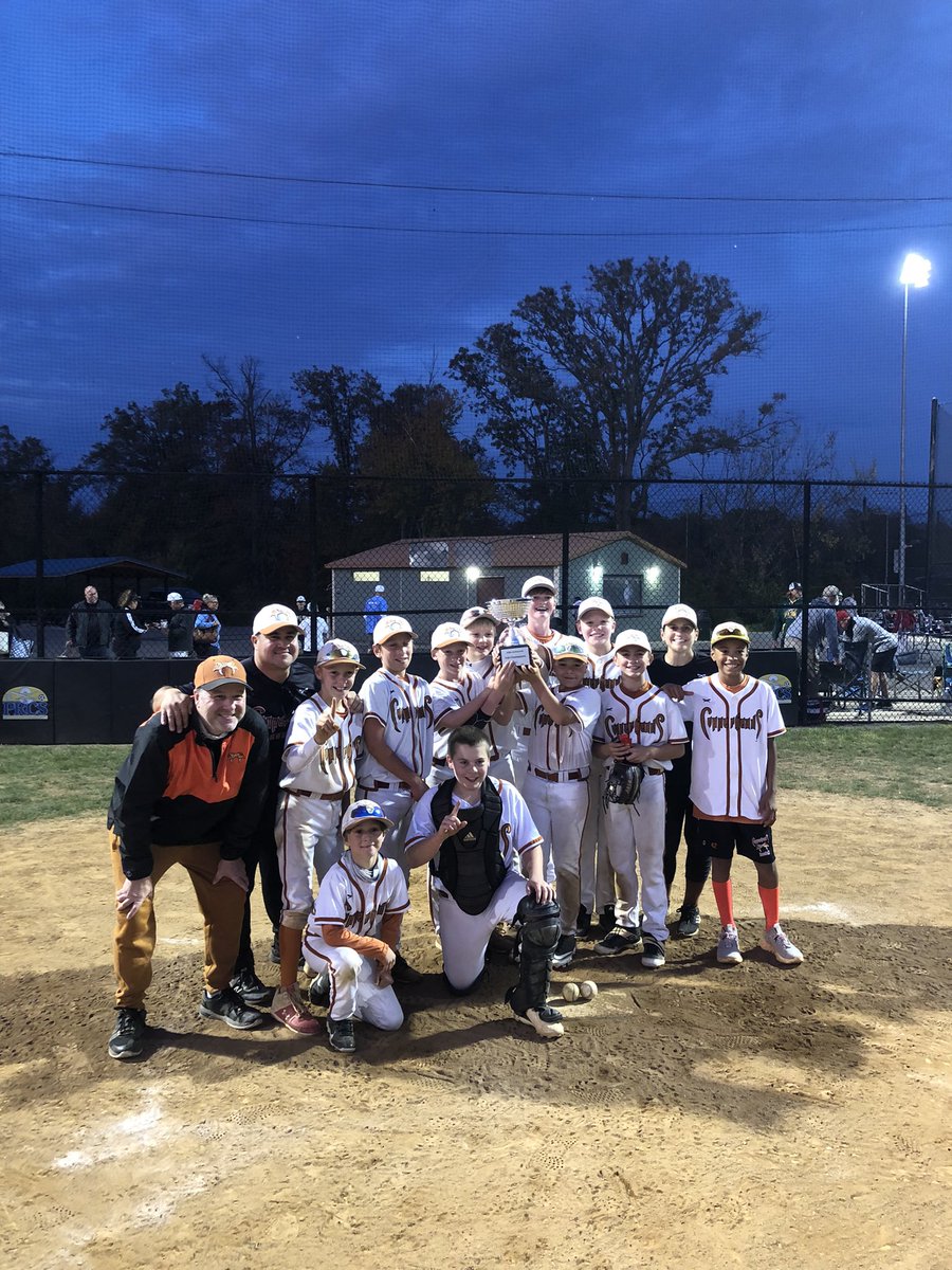 🏆 HARDWARE ALERT🏆

12u ATBA Premier Champions:

Falls Church Copperheads 

Finals score: 7-4

Shout out to the runner up Eagles for a great tournament.