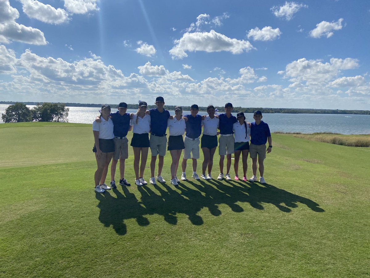 midlothiangolf's tweet photo. Both MHS Panther Golf teams finished 5th at Cleburne Links in the 2 day Fall Classic. The men’s team was lead by L.Johnson (6th) and the ladie’s team by L Gaither (15th). Great job Panthers! #misdpround @MISD_Athletics https://t.co/KUSTtzEbAP
