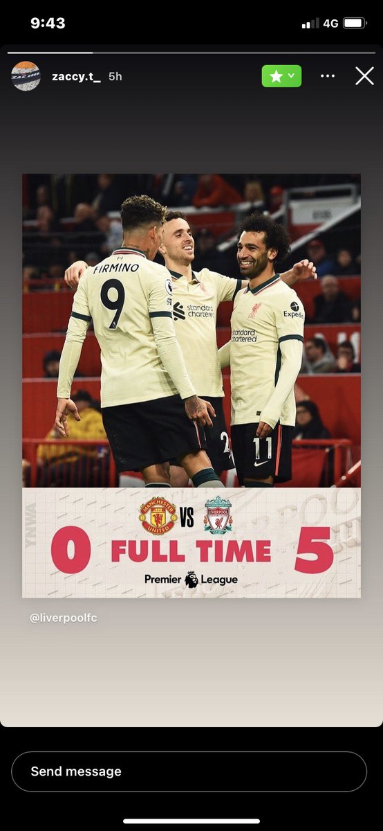 peterzos1's tweet photo. @hayesmax @hayesmax  dudes 🤝 mo Salah IG stories https://t.co/nWvvwFJzel