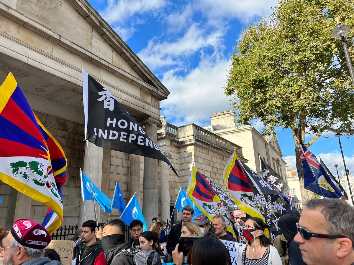 Together - Jews, Uyghurs, Tibetans, Hongkongers and allies - we’ve made a bit of history today with our alternative torch relay to say no to the Beijing 2022 #GenocideGames.

“Never again” must mean right now.

While China commits crimes against humanity, silence isn’t an option.