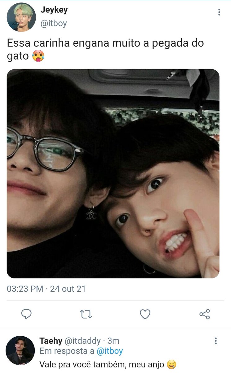 jinies_moon's tweet photo. °•Taekook mini au•°
Onde Jungkook achou que estava ficando sério com Yumi, mas acaba quebrando a cara. Porém, aproveitou para dar o troco da melhor forma possível. https://t.co/SoWPJO8sR7