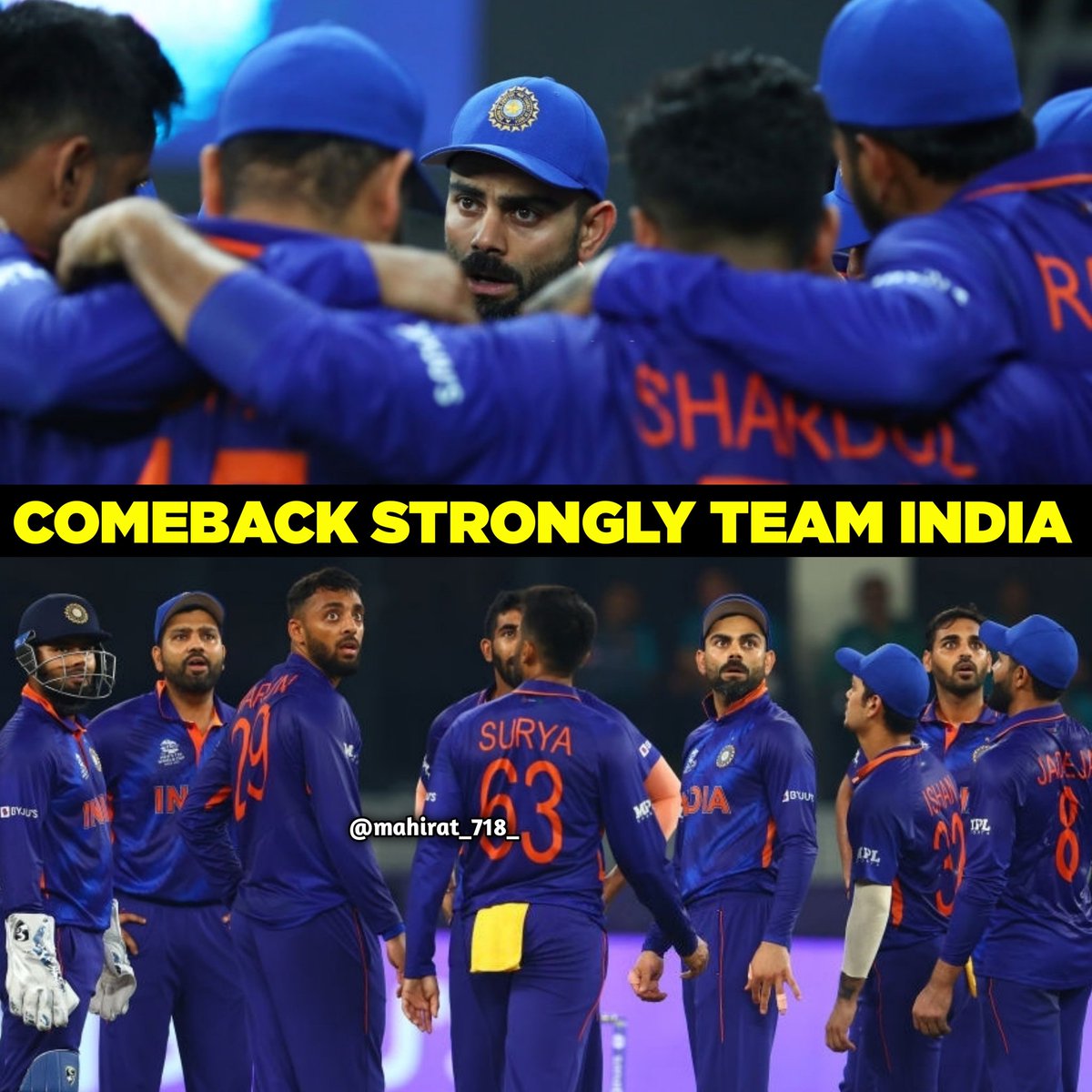 Mahirat_718_'s tweet photo. Every Indian stand with team India 🇮🇳 chin up team #ViratKohli #IndianCricketTeam #TeamIndia #T20WorldCup2021 #INDvPAK #T20WorldCup https://t.co/EuqBeS56u4
