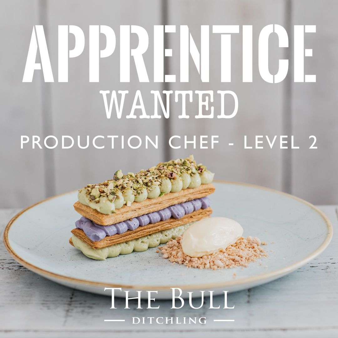 ditchlingbull's tweet photo. 👩🍳APPRENTICE CHEF👨🍳
👩🍳In association with @GBMETcoll we're seeking a confident person with a passion for #food to join our #kitchen team as an #apprentice #productionchef (level 2).
For more info visit: https://t.co/YW9YgOoJmd or contact the #college or #pub directly. https://t.co/GlDvReqTkA