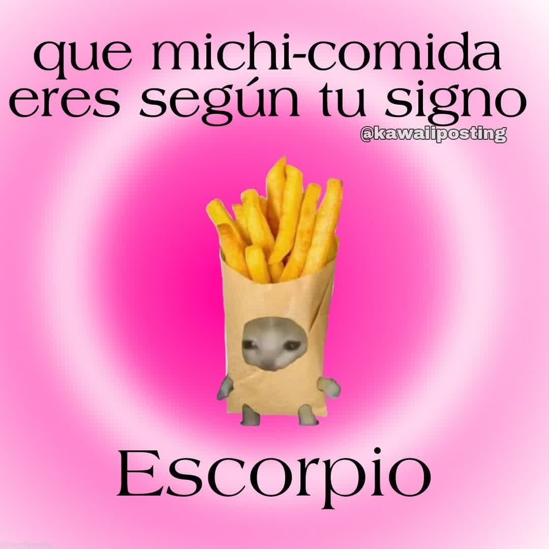 gatito_shitpost's tweet photo. que michi-comida eres según tu signo parte 3 https://t.co/ALFS6eQBxY
