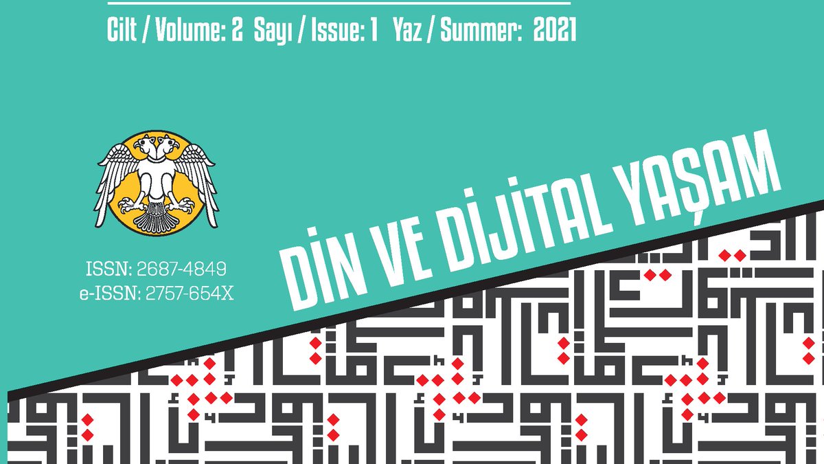 Selçuk İslami İlimler Fakültesi Dergimiz TEVİLAT’ın Din ve Dijital Yaşam konulu 3. Sayısı yayımlandı. Dergimizin bu sayısında 6 Araştırma Makalesi ve 4 Kitap Tanıtımı ile okurların karşısına çıktık. 
Yayımlanan makalelere aşağıdaki linkten ulaşabilirsiniz.
dergipark.org.tr/tr/pub/tevilat…