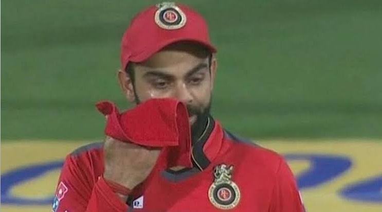 BellamSwathi's tweet photo. #ViratKohli when he loses #IPL
#Virat when he loses to #Pakistan 
#IndiaVsPak #India https://t.co/7or5JMLm3C