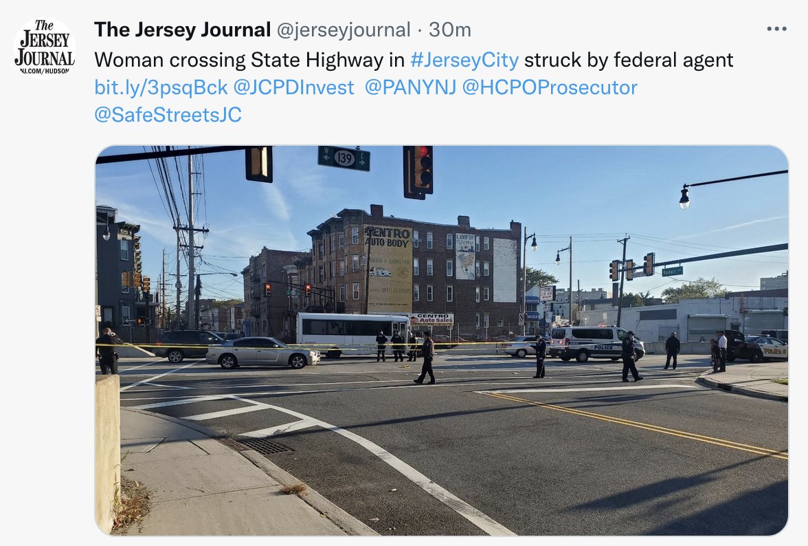 Spooky before photo from Feb. Car violence is tragic but also maddening because it is entirely preventable by well-known, modern design techniques. @KevinRBing for one, saw *exactly* this danger coming. Vote accordingly. Get out there! #trafficviolence #jerseycity