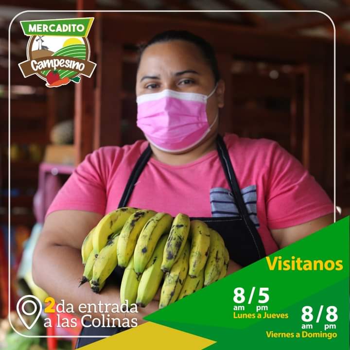 MinEmpren's tweet image. Mercadito Campesino II entrada las Colinas, Managua. 

Protagonistas de la economía familiar les esperan. 

#consumilocal #NicaraguaLinda