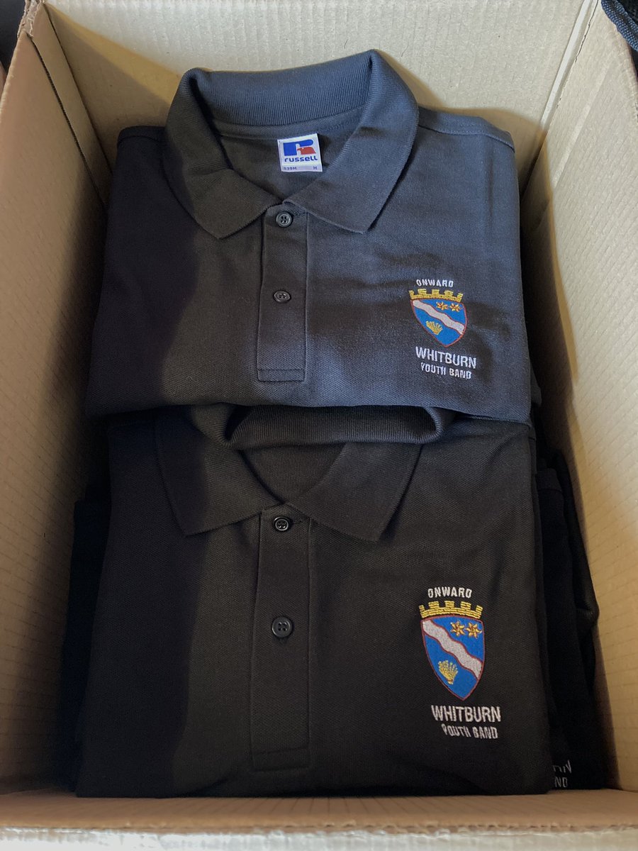 PolkemmetEmb's tweet photo. Full set of polo shirts delivered to @WhitburnYouth, featuring their updated logo.   https://t.co/ebvOJZ5v3o https://t.co/CAmclAWZFp