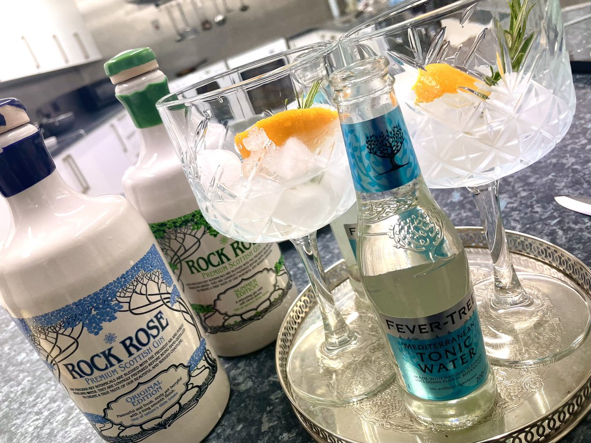 GlenegedaleH's tweet photo. A wee @RockRoseGin for our lovely honeymoon couple who have loved being @LagavulinWhisky and @Laphroaig today. They’re climbing Ben Nevis and then headed up to you Craig @kingsmillshotel in a couple of days. #amazingguests #honeymoon https://t.co/26M7ZB8zuc