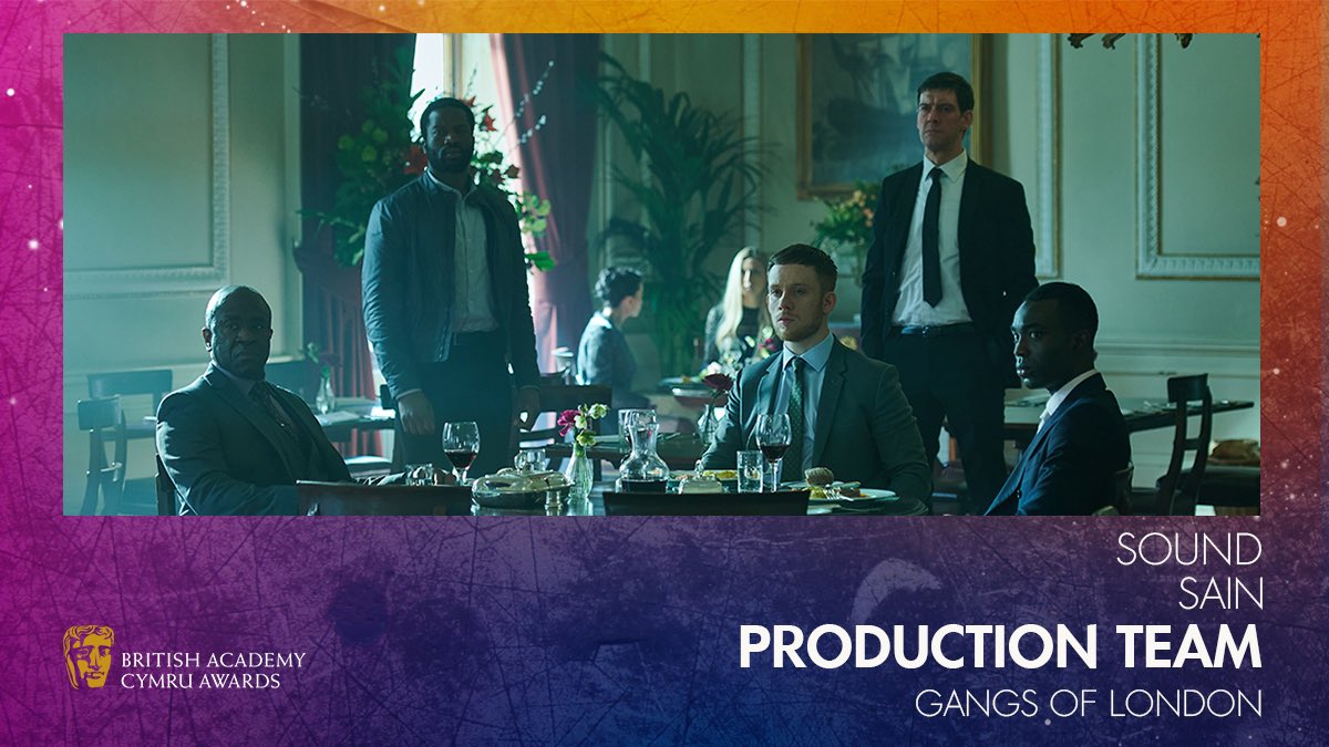 Very proud to have won Best Sound at this years <a href="/BAFTACymru/">BAFTA Cymru</a> awards #gangsoflondon
