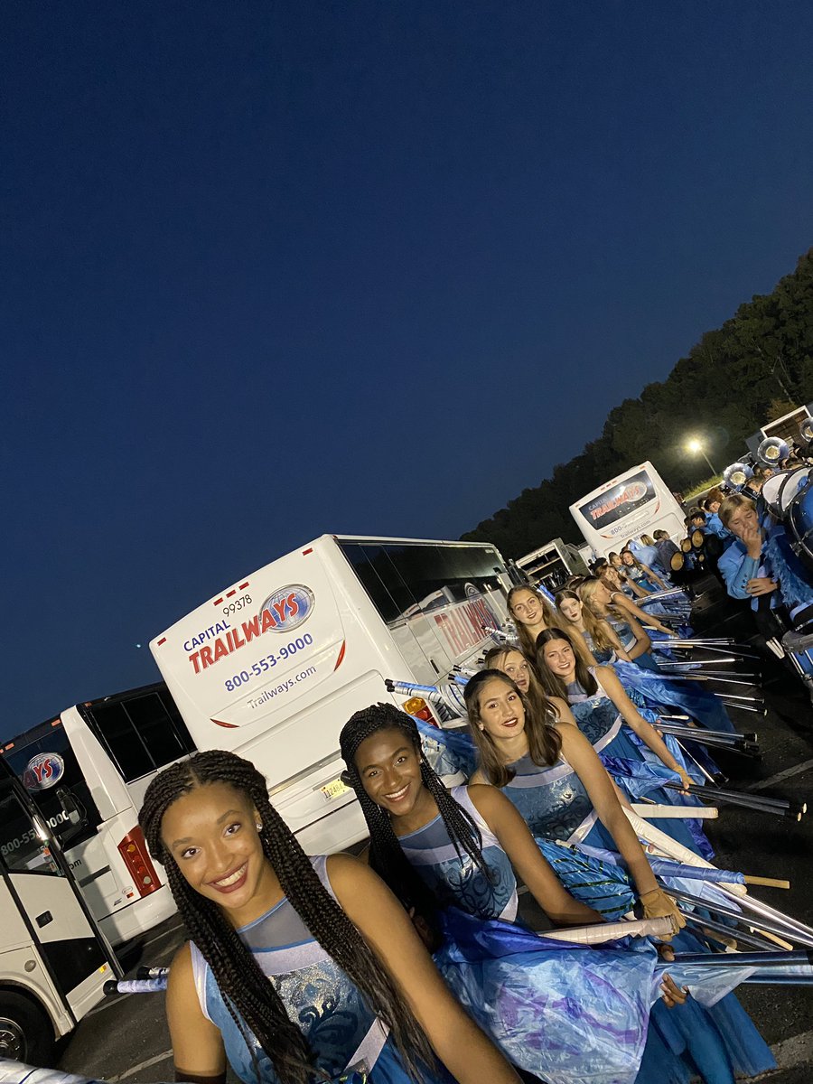 JC Color Guard received a superior rating last night at the Hoover competition! Second place in class 4A and 3rd overall for the whole competition!💙✈️🤍