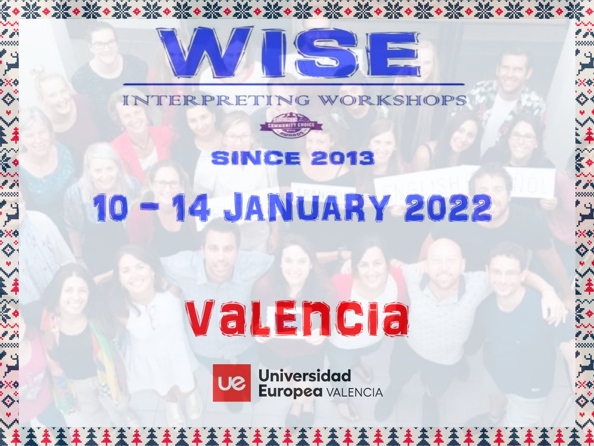 WISE1nt's tweet photo. 🙋‍♀️🙋‍♂️Thrilled to share excellent news - WISE is back, and in person!  

WISE Valencia 2021: 10-14 January 2022

Applications by 15 November: https://t.co/Fze4QwRHoA

We hope you're as excited as we are!!

#1nt #WISE1nt #CPD #IntensivePractice #EYAWKANDA https://t.co/GDMlATcvAv