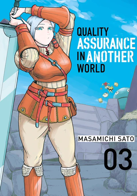 The 3rd tankobon of Quality Assurance in Another World by Masamichi Sato is now out in English! In this volume you'll see my first chapters for Sato sensei, which I did a year ago. I still work on this series and I can tell you it's getting better and better by the chapter. 