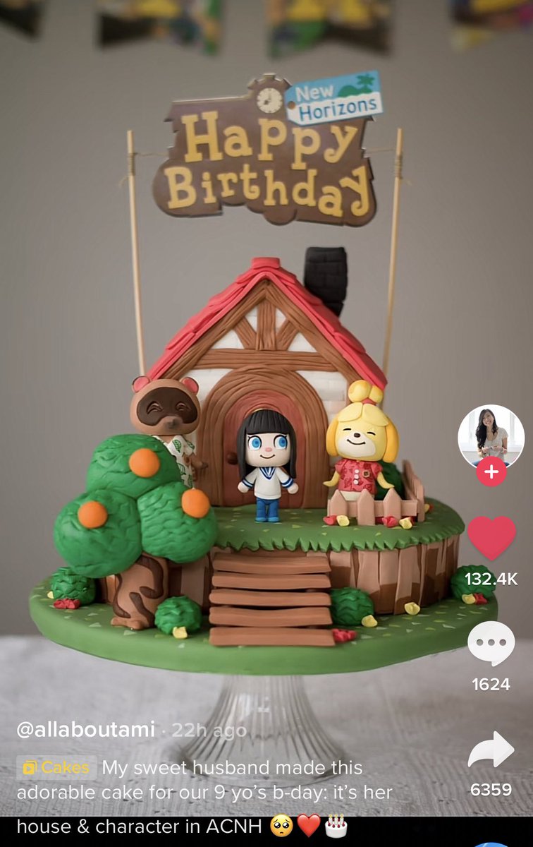lexplayyy's tweet photo. Y’ALL LOOK AT THIS ANIMAL CROSSING CAKE https://t.co/wWrOsbD0Om