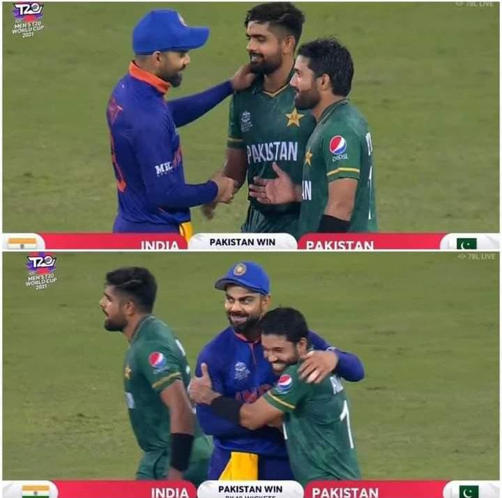 AbbyGhafoor's tweet photo. ہار جیت کھیل کا حصّہ ہے کھیل کی جیت کی خوشی منائیں اور کھیل کو کھیل ہی سمجھیں جنگ نہیں

پاکستان زندہ باد 

#MaukaMauka #AkshayKumar #Dhoni #PakistanZindabad #PakvsIndia #10wickets #INDvPAK https://t.co/UAI6kZkJWT