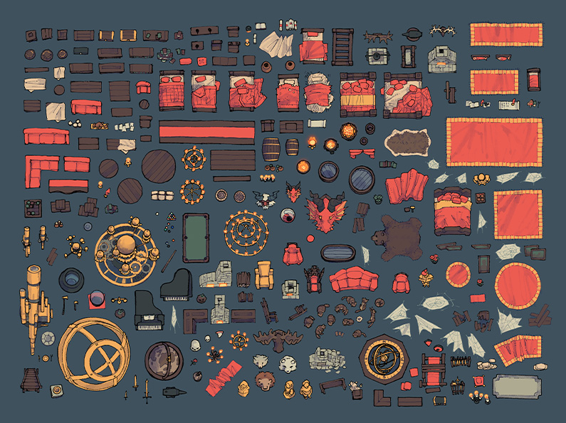 2minutetabletop's tweet image. It's a big day for 2-Minute Tabletop! I've just uploaded 300 new Furniture Map Assets to my collection, which you can now download and use to decorate your battle maps. :)

Find them on my blog:
2minutetabletop.com/fantasy-furnit…

#dnd #dnd5e #ttrpg #dungeonsanddragons #dungeondraft