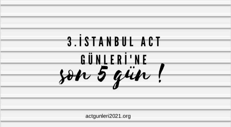 🔖3. İstanbul ACT Günleri’ne son 5 gün !!!

Bilimsel programı incelemek ve kayıt olmak için web sitemizi ziyaret edebilirsiniz✨

actgunleri2021.org 

#psikoloji #psikoterapi #kongre2021 #acceptanceandcommitmenttherapy #actgunleri2021 #kabulvekararlılıkterapisi