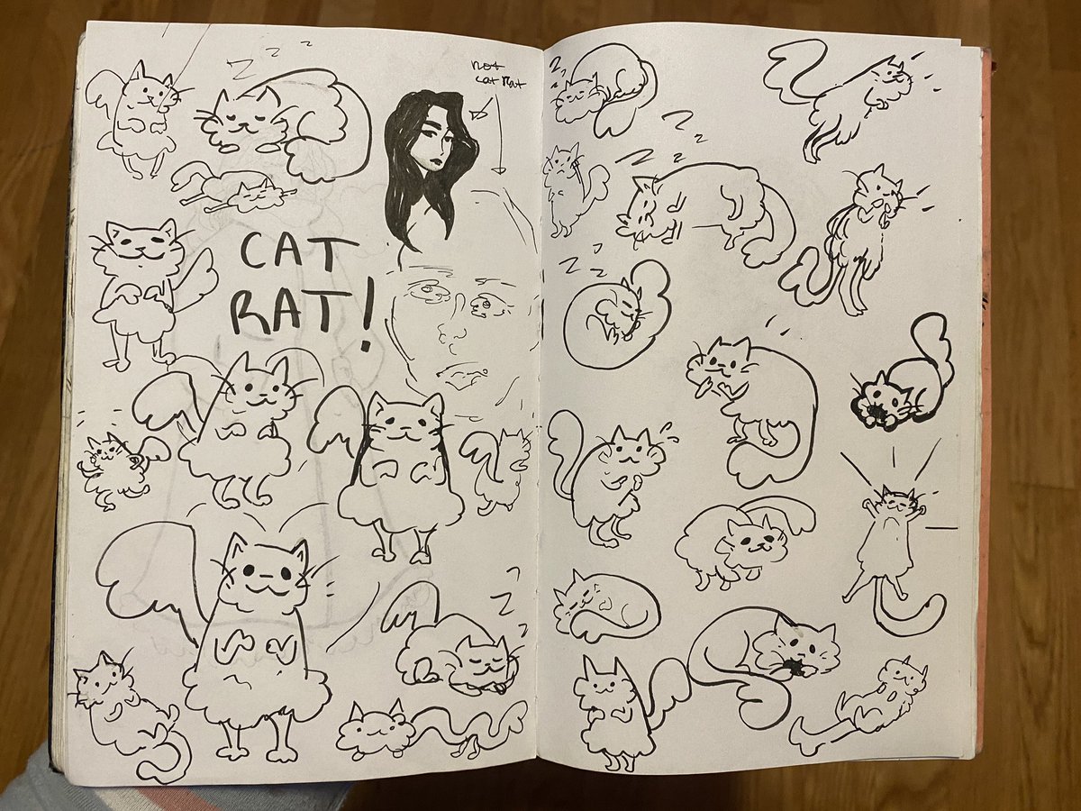 slimedcat's tweet photo. i was looking through an old sketchbook and. my aesthetic has not changed one bit. https://t.co/Ngqlix8PBa