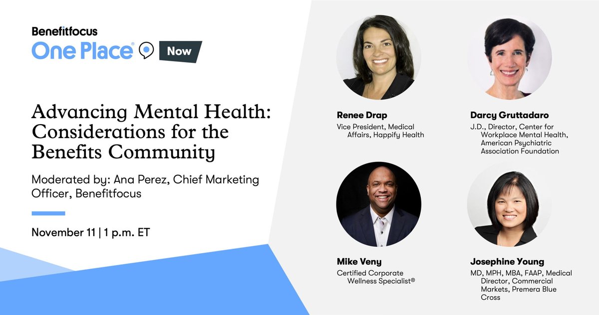 jeffmorganSTL's tweet photo. Get ready for our next #OnePlaceNow! On 11/11, Renee Drap of @HappifyHealth, @darcygrutt, @MikeVeny & Dr. Josephine Young from @Premera will join us to discuss #mentalhealth. Register now: https://t.co/OfK41nEpOL https://t.co/KQ2f7ihaTk