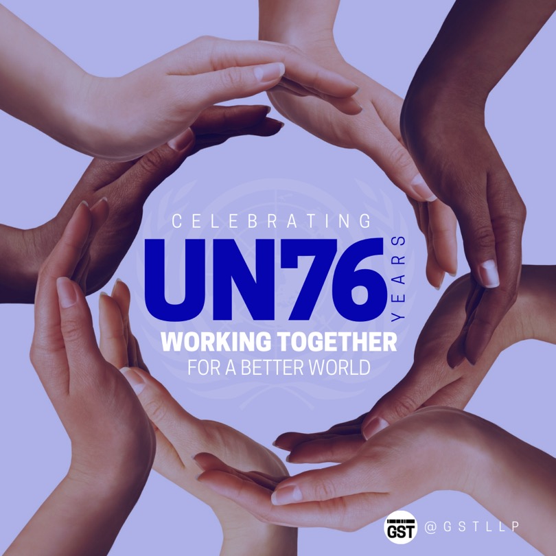 gstllp's tweet photo. Today @UN celebrates its anniversary. 76 years of preserving #peace #equality & #dignity. In honor of this year's observance, the UN Chamber Music Society presents a virtual concert. Enjoy!
https://t.co/TP59M51XQS
#UNday #UN #UNDay2021 #InternationalLaw #Diplomacy #GSTLLP https://t.co/FR9Ccx215c