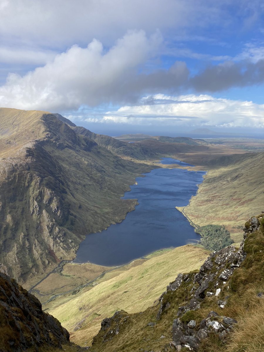 Noreendarcy's tweet image. Thanks Clement, Liam & Muireann for a good day #BenCregan @Leenanewalk & for getting us up & down safely. Windy day but beautiful when the sun came out!  #stunningviews A warm welcome #DelphiResort delicious tea & scones, thanks all #hiking #connemara #galway #wildatlanticway