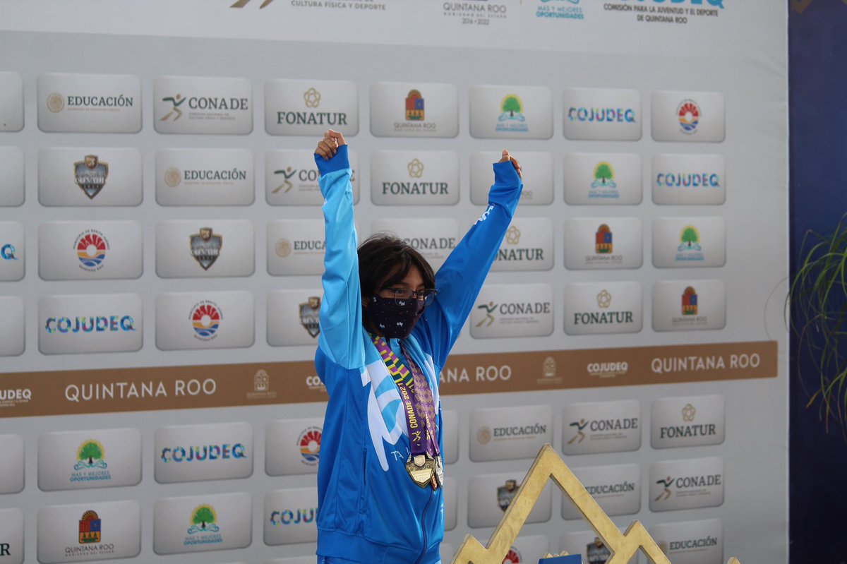INDETamaulipas's tweet photo. ¡#Superatletas Tamaulipecos de #Paratletismo cierran su 3️⃣ Día con más preseas en #ParanacionalesCONADE2021! 
🥇Fernanda Del Ángel
🥈Cristian Mendoza
🥉Mauricio Oliva
🥈Alan Torres
🥈Diana Baez
🥇Salem Galilea
¡Gracias por poner en alto a #Tamaulipas! 💯 https://t.co/8nqPEp8xkw