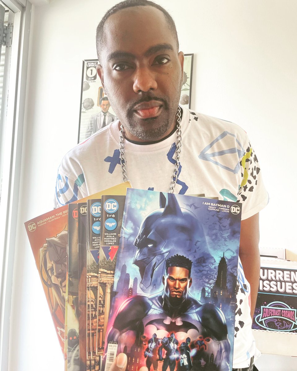 gcccomics's tweet photo. Kevin said, “I’ll take all of this today and be back for more!”✊🏾🦸🏽♀️🦸🏿💙🚀🪐📚#gulfcoastcosmos #comicbookstore #comics #graphicnovels #apparel #gifts #fanart #books #bookrow #shop3rdward #houston #texas #experience #greaterthirdward #ForTheComics #ForTheCulture https://t.co/ze5uioybVu
