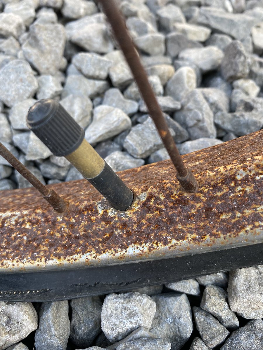 drcycleservice's tweet photo. Just because your rim is still straight doesn’t mean your wheel is integral.
Let us evaluate your wheel health. If needed, Shawn can rebuild if your wheel is damaged beyond truing or even build a solid new wheel to keep you safe for years.
#WheelSmith #True #RimHealth https://t.co/ySJdXwcY6j