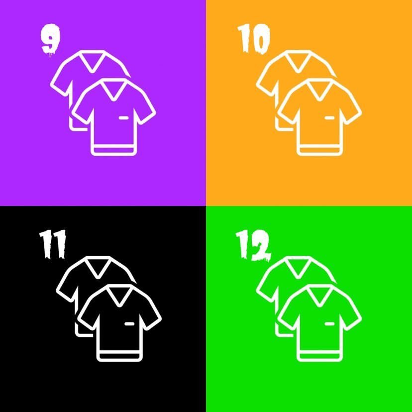 Hey St. Pats! Our Halloween spirit week kicks off tomorrow! A reminder that tomorrow is colour block day. Grade 9s wear purple, Grade 10s wear orange, Grade 11s wear black and Grade 12s wear green!