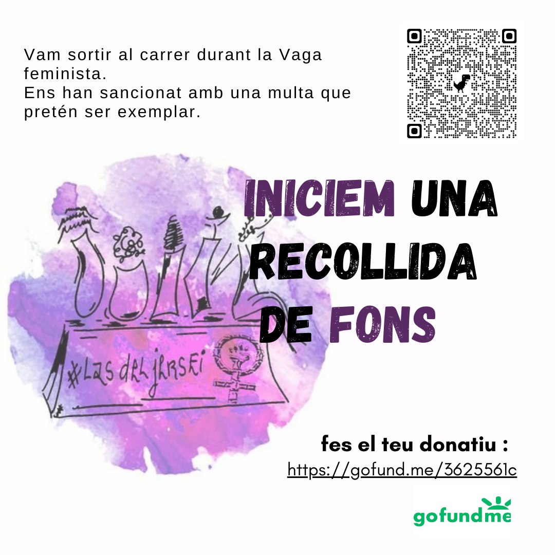 L'ajuntament de Corbera insisteix en mantenir la sanció a les feministes. 
Ens rebaixa a 5000€ entre totes, una quantitat que ens sembla desorbitada #CorberaCondena 
Qualsevol aportació serà benvinguda