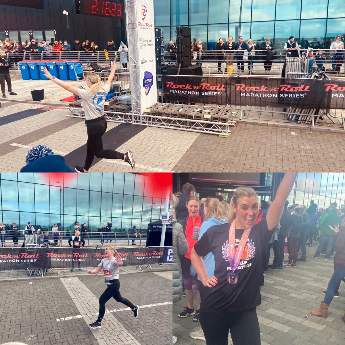 EagerM's tweet photo. Congratulations to my amazing sister @Anna_Eager smashing the #rockandrollmarathon 🏅🏃‍♀️Is there nothing you can’t do 💪🤩 #superproud #thisgirlisonfire https://t.co/hSsNd01z38