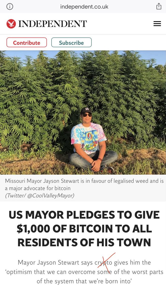 I said #Bitcoin, not “crypto”.